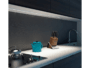 Profilo Led da Appoggio Linea Eclisse mm.9,5x9,9 cm.300 24v 11w mt. Strip Led 160 led/metro Nero 3000k | Luce Viva - immagine 3